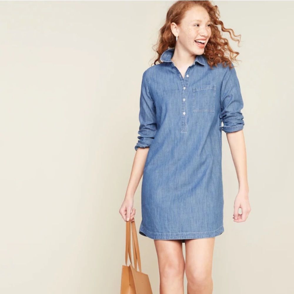 Old Navy Chambray Dress